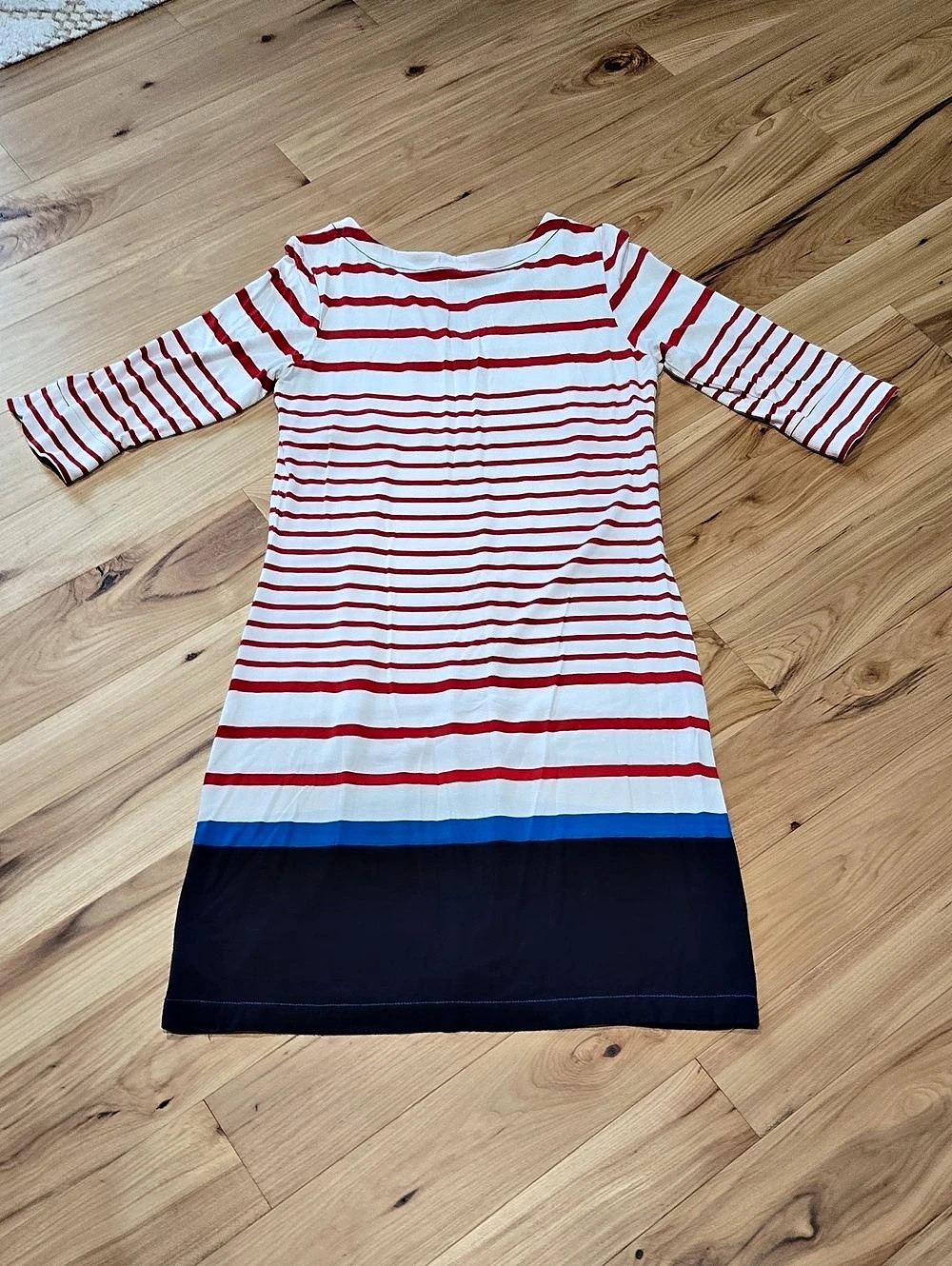 Hatley Striped Mini Dress in Red & White Size Medium